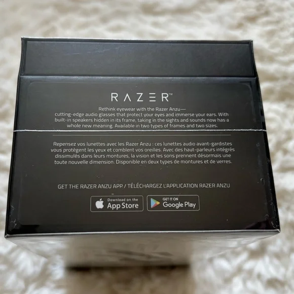 Razer Anzu Smart Glasses: Blue Light Filtering & Polarized Sunglass Lense, Black